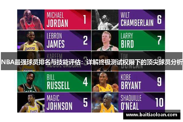 NBA最强球员排名与技能评估：详解终极测试权限下的顶尖球员分析