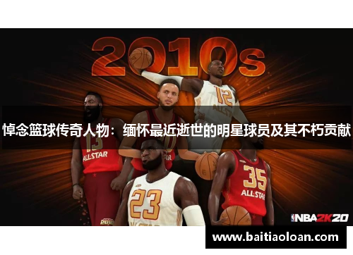 悼念篮球传奇人物：缅怀最近逝世的明星球员及其不朽贡献
